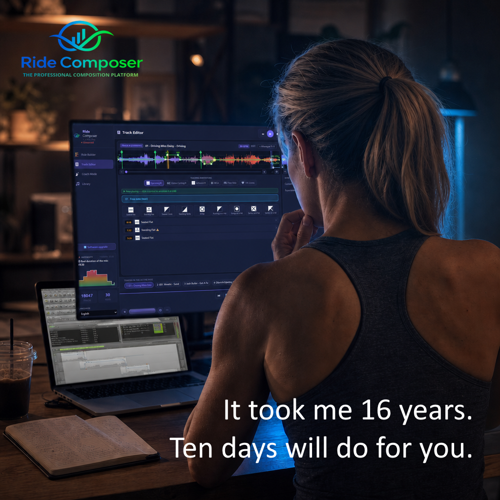 The old software is on the laptop. The new one is on the screen.
