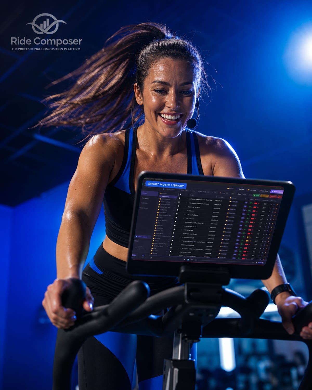 RideComposer pour les instructeurs certifiés d'Indoor Cycling